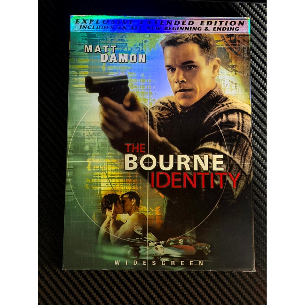 The Bourne Identity DVD Matt Damon Extended Edition Widescreen EUC